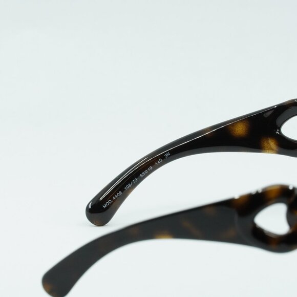 Versace VE4409 108/73 Sunglasses Dark Havana Square Frame, Brown Lenses - Picture 7 of 11